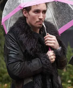 The Umbrella Academy Klaus Hargreeves Leather Coat