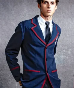 The Umbrella Academy Navy Blue Uniform Wool Blazer