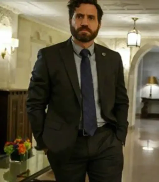The Undoing Edgar Ramírez Grey Blazer