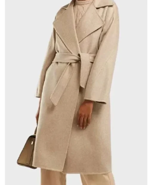 The Undoing Lily Rabe Beige Coat