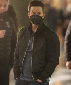 The Union 2024 Mark Wahlberg Black Bomber Jacket