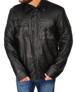 The Vampire Diaries Ian Somerhalde Black Field Jacket