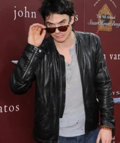The Vampire Diaries Ian Somerhalder Event Leather Jacket