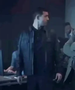 The Veil 2024 Malik Amar Leather Black Jacket