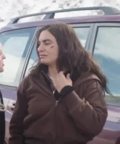 The Veil 2024 Yumna Marwan Brown Hoodie