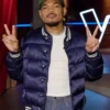 The Voice S25 Chance The Rapper Blue Varsity Jacket