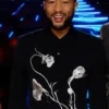 The Voice S25 John Legend Black Blazer