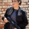 The Walking Dead Alanna Masterson Black Bomber Jacket