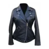 The Walking Dead Negan Women Real Leather Jacket