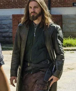 The Walking Dead Paul Jesus Rovia Real Leather Coat
