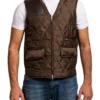 The Walking Dead The Governor Brown Satin Vest