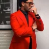 The Weeknd Blinding Lights Red Coat