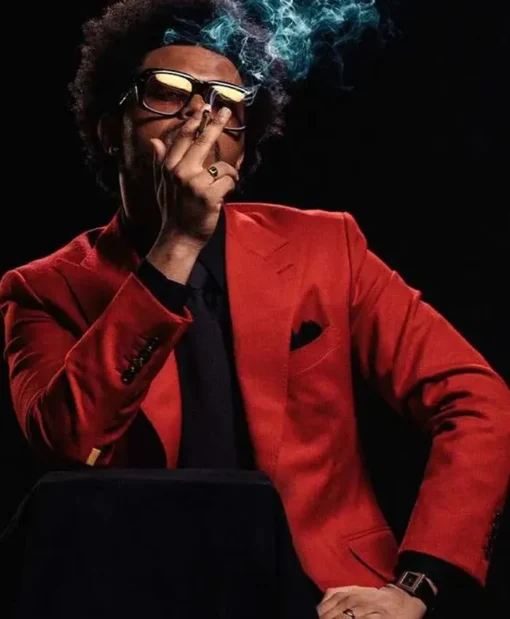 The Weeknd Blinding Red Lights Coat