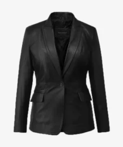 The Winter Soldier Black Widow Leather Blazer