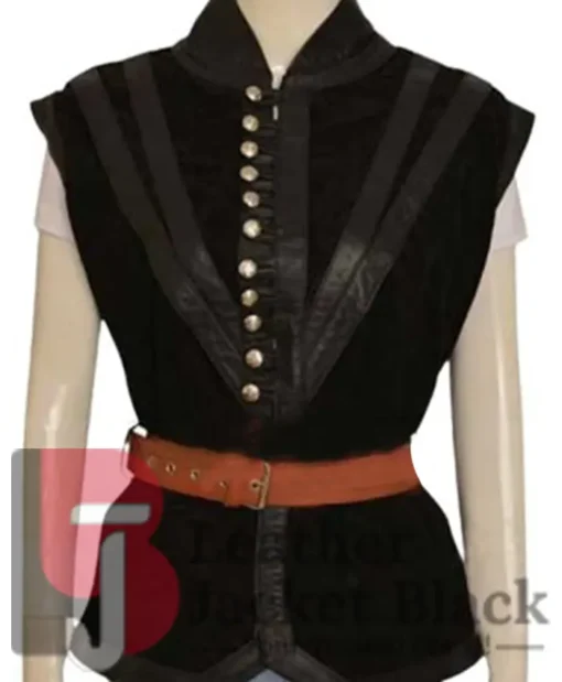 The Witcher 3 Yennefer Leather Black Vest