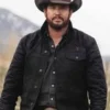 The Yellowstone Rip Wheeler Black Cotton Jacket
