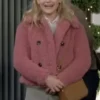 The Young and The Restless Alyvia Alyn Lind Pink Sherpa Jacket
