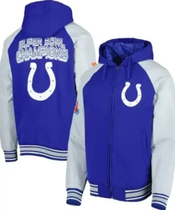 Theodore Indianapolis Colts Full-Zip Hooded Jacket