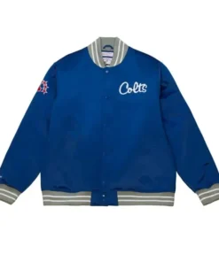 Thiago Indianapolis Colts Varsity Bomber Jacket