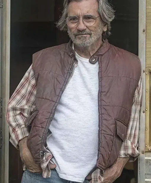 This Is Us Griffin Dunne Brown Vest