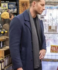 This Is Us S04 Kevin Pearson Wool Blue Coat