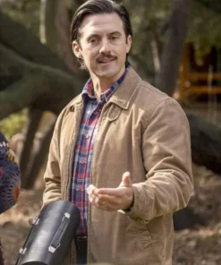 This Is Us Season 4 Milo Ventimiglia Cotton Jacket