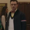 Thomas Doherty Gossip Girl SO2 Blue Check Jacket