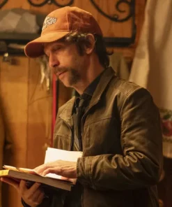 Tim Blake Nelson Watchmen Brown Leather Jacket