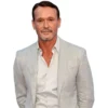 Tim Mcgraw Shiny Grey Blazer