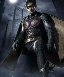 Titans Brenton Thwaites Robin Costume Leather Jacket