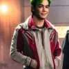 Titans Ryan Potter Beast Boy Red and Grey Bomber Jacket