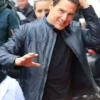 Tom Cruise Film Mission Impossible Ethan Hunt Fallout Biker Genuine Leather Jacket