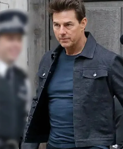Tom Cruise Mission Impossible 6 Blue Cotton Jacket