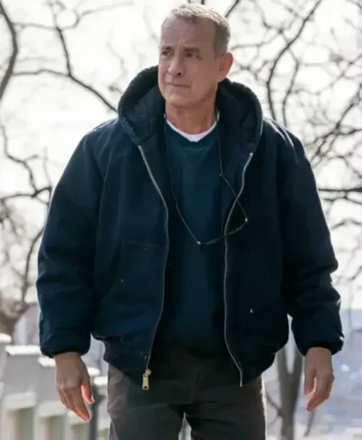 Tom Hanks A Man Called Otto Blue Jacket