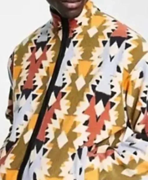 Tom Hanson TV Series Brassic S05 Cardi Printed Graphic Jacket For Sale