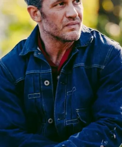 Tom Hardy The Bikeriders Johnny Blue Denim Jacket For Men And Women