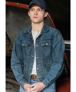 Tom Holland The Devil All the Time Denim Trucker Jacket