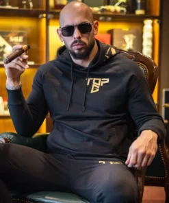 Top G Andrew Tate Black Pullover Hoodie