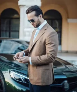 Top G Tristan Tate Brown Blazer