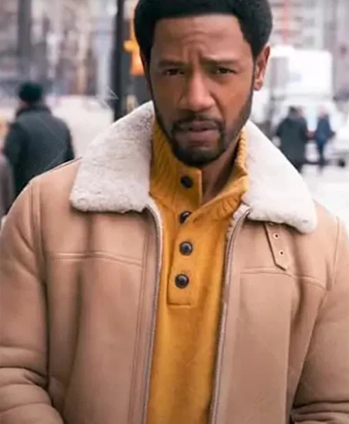 Tory Kittles The Equalizer S03 Shearling Jacket