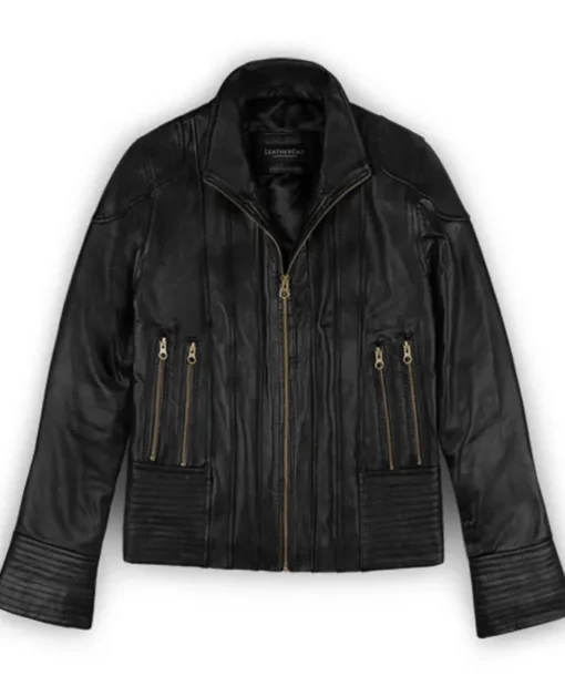 Transformers 2 Megan Fox Leather Black Jacket