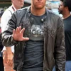 Transformers Age of Extinction Jack Reynor Black Leather Jacket