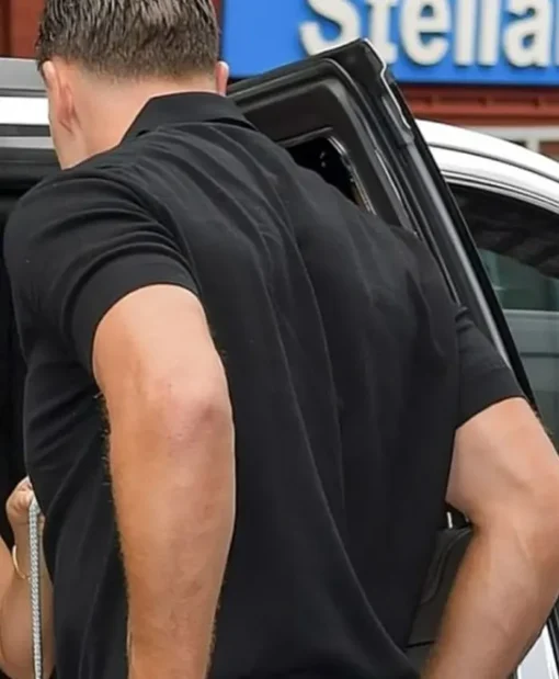 Travis Kelce Karen Elson Black Wedding Shirt