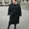 Treasure 2024 Lena Dunham Black Coat