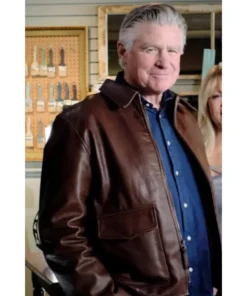 Treat Williams Chesapeake Shores Mick O’Brien Brown Jacket