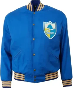 Tristan Los Angeles Chargers Blue Varsity Jacket