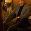 Tulsa King Sylvester Stallone Grey Blazer