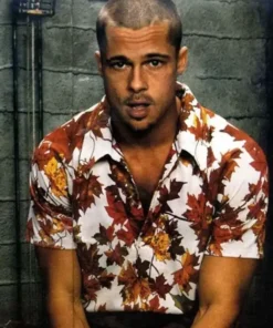 Tyler Durden Fight Club Hawaiian Maple Leaf Shirt