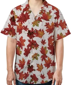 Tyler Durden Fight Club Hawaiian Maple Leaf Shirt