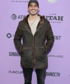 Tyler Hoechlin Palm Springs Wool Hooded Jacket